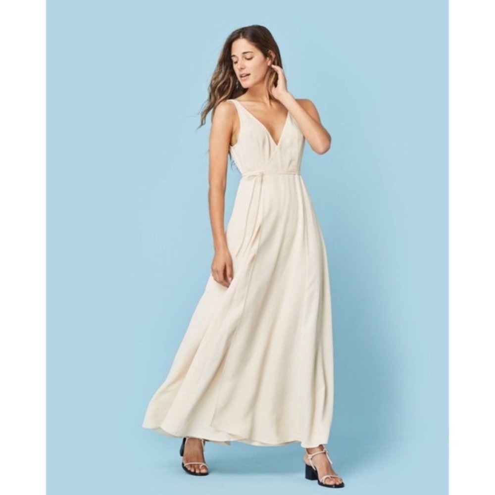Christy Dawn NWT Sarita Wrap Dress butterscotch M